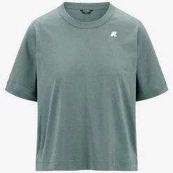 AMELINE - T-ShirtsTop - T-Shirt - Woman - GREEN MOLD