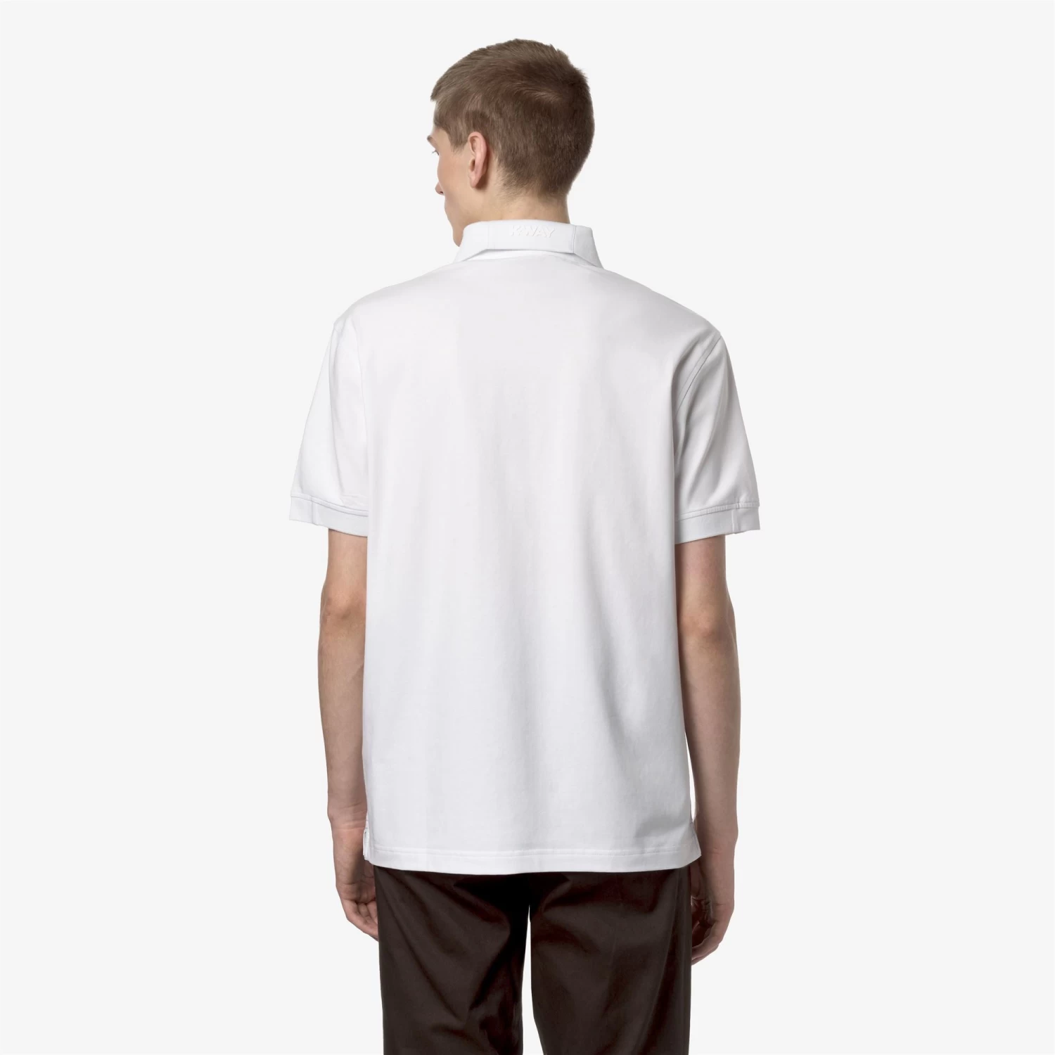 ALDERIC STRETCH JERSEY - Polo Shirts - Polo - Man - WHITE - immagine 5