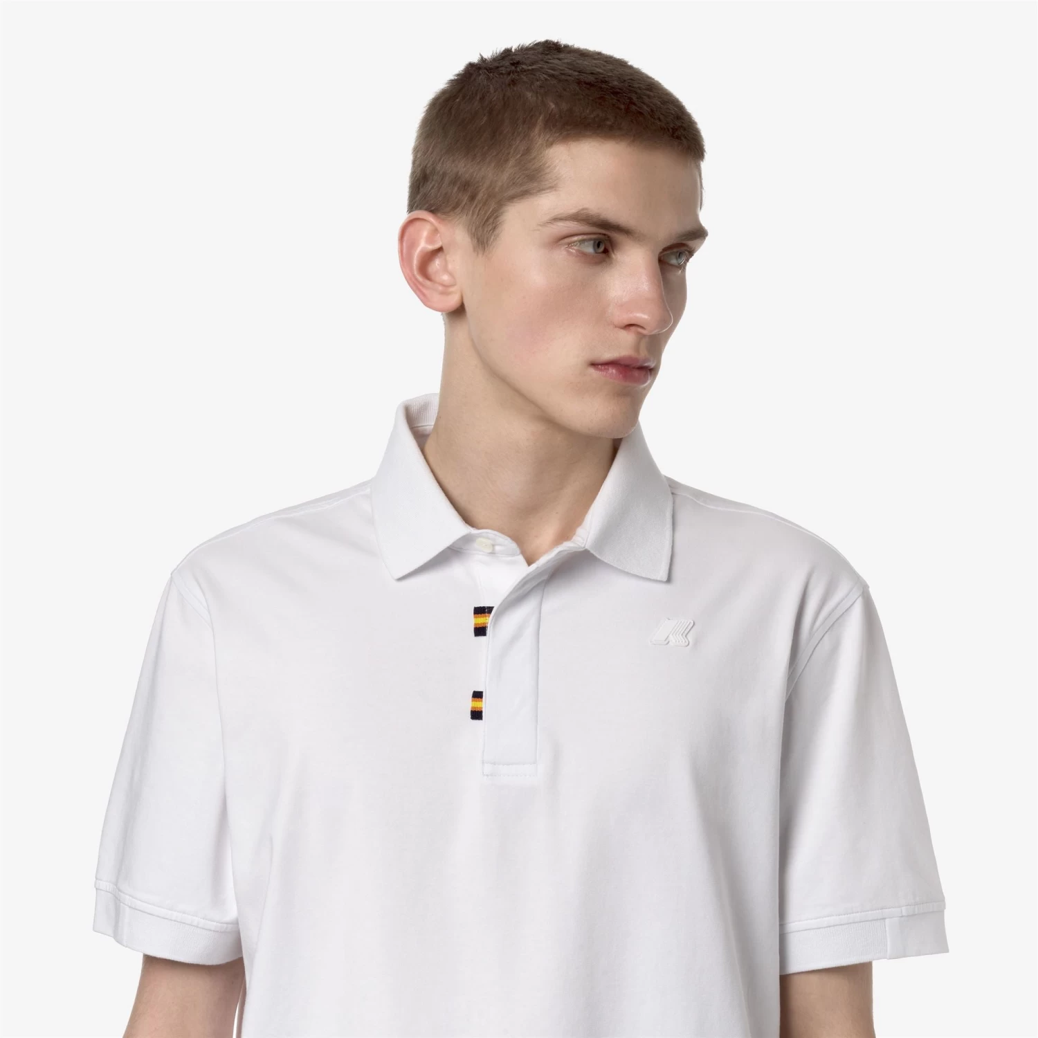 ALDERIC STRETCH JERSEY - Polo Shirts - Polo - Man - WHITE - immagine 2