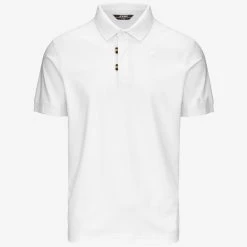 ALDERIC STRETCH JERSEY - Polo Shirts - Polo - Man - WHITE