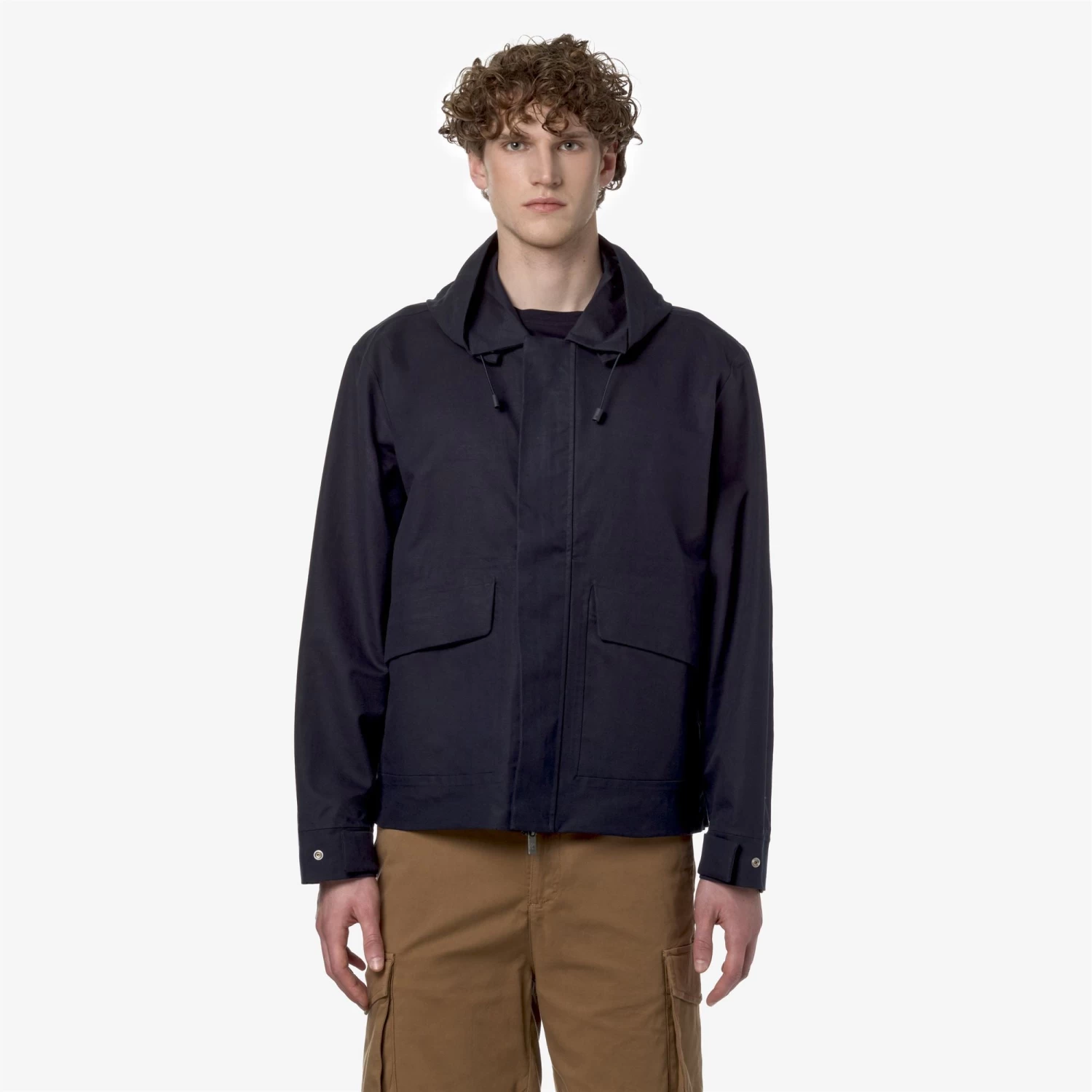 KAYA LINEN BLEND 2L - Jackets - Short - Man - BLUE DEPTH-SILVER - immagine 3