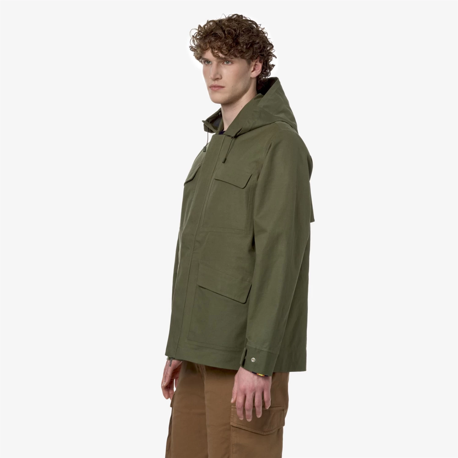ERHAL LINEN BLEND 2L - Jackets - Mid - Man - GREEN CYPRESS-SILVER - immagine 4