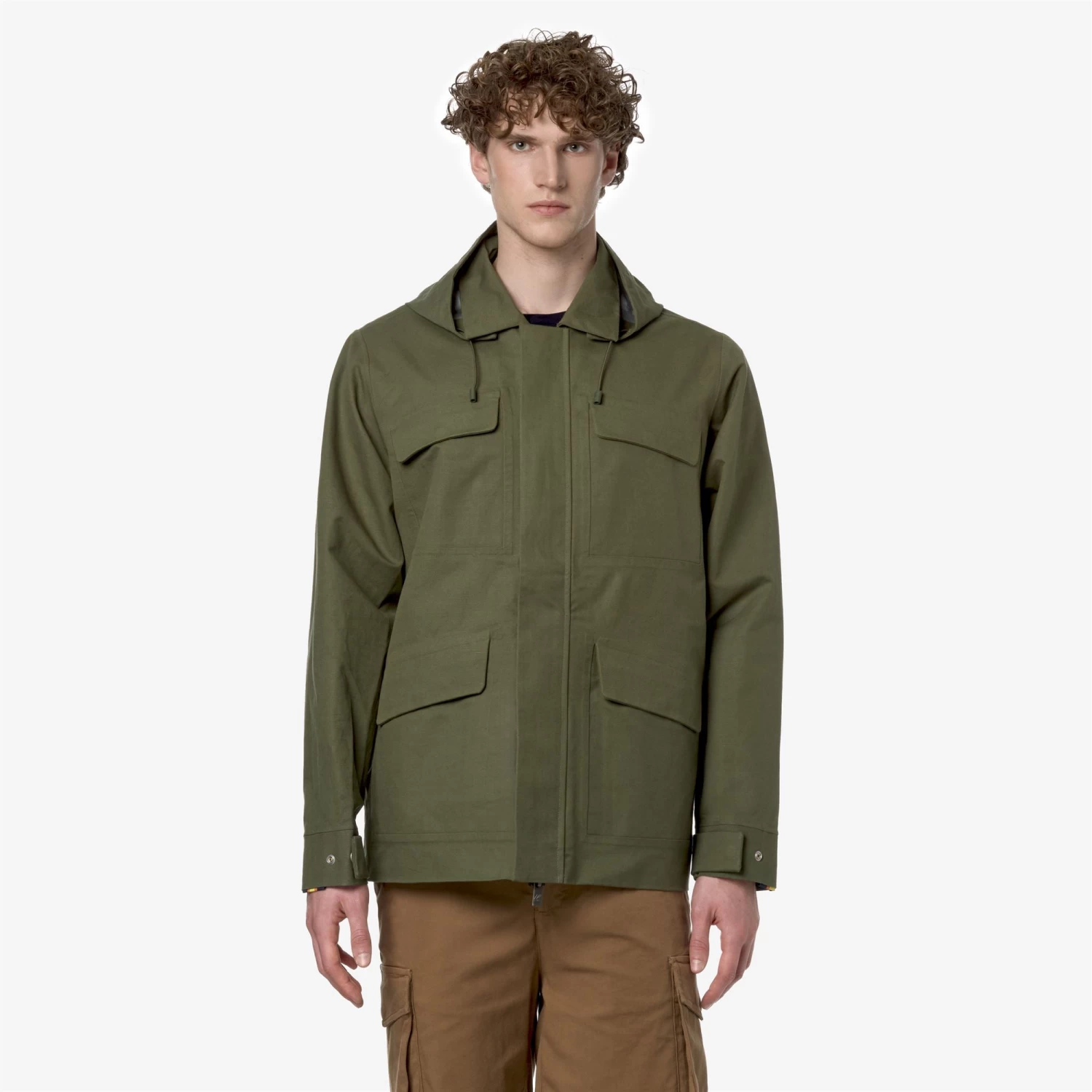 ERHAL LINEN BLEND 2L - Jackets - Mid - Man - GREEN CYPRESS-SILVER - immagine 3