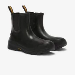 RAIMOND - Rubber Boots - Mid Cut - Unisex - BLACK PURE