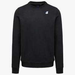 LE VRAI AUGUSTE POLY COTTON - Fleece - Jumper - Unisex - BLACK PURE