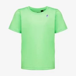 P.LE VRAI EDOUARD FLUO - T-ShirtsTop - T-Shirt - Kid Unisex - GREEN FLUO
