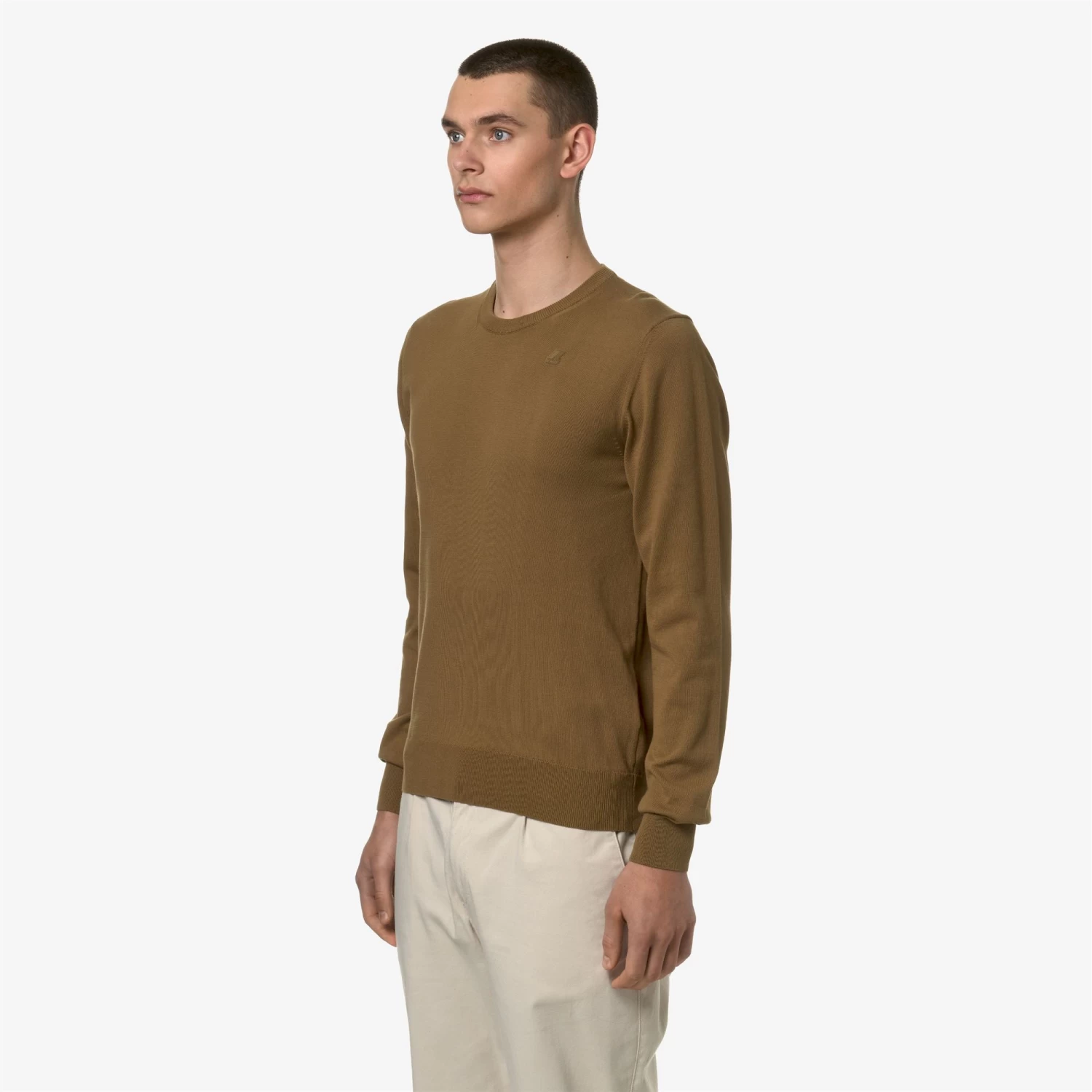 SEBASTIEN COTTON PS - KNITWEAR - PullOver - Man - BROWN CORDA - immagine 4