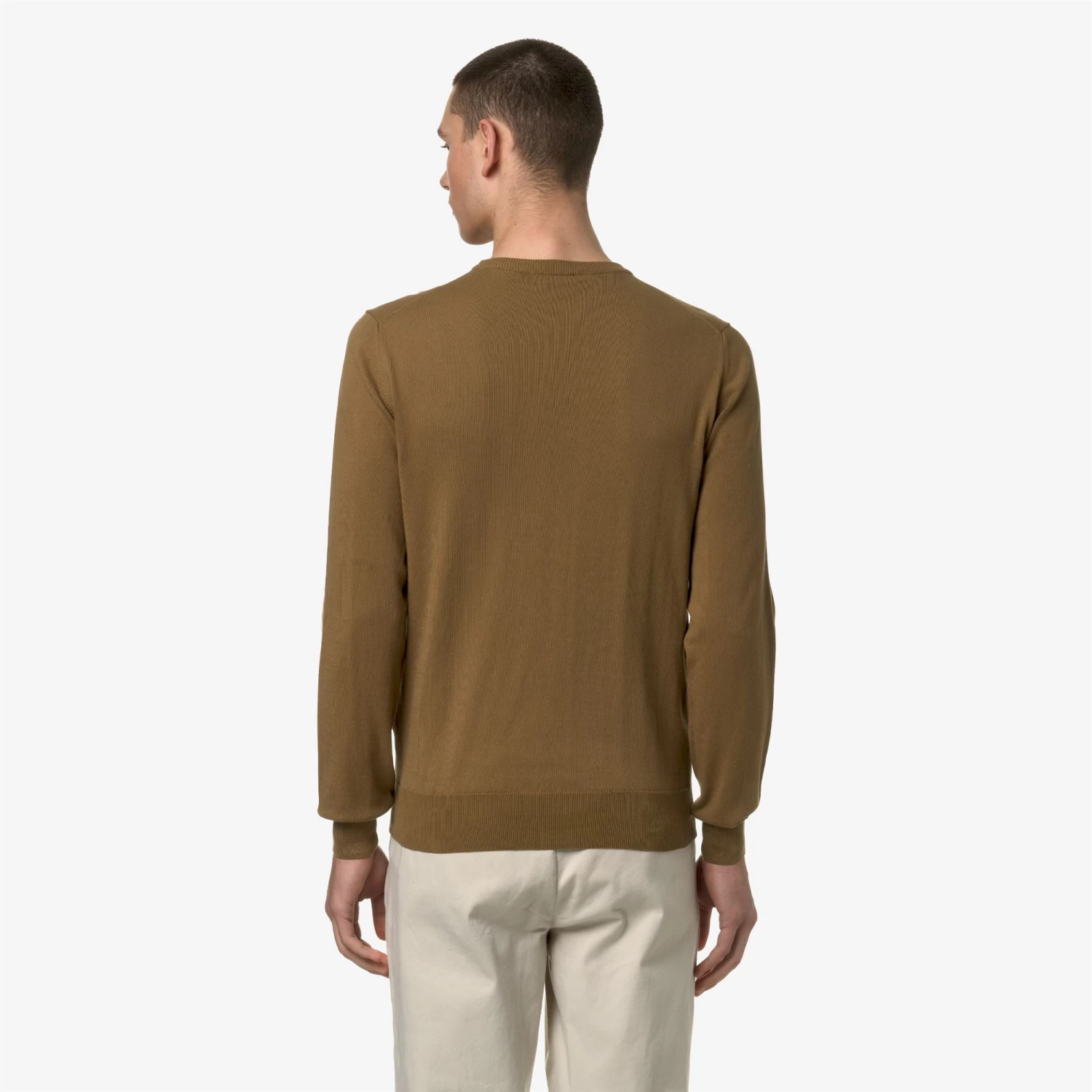 SEBASTIEN COTTON PS - KNITWEAR - PullOver - Man - BROWN CORDA - immagine 5