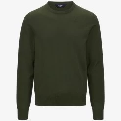 SEBASTIEN COTTON PS - KNITWEAR - PullOver - Man - GREEN AFRICA