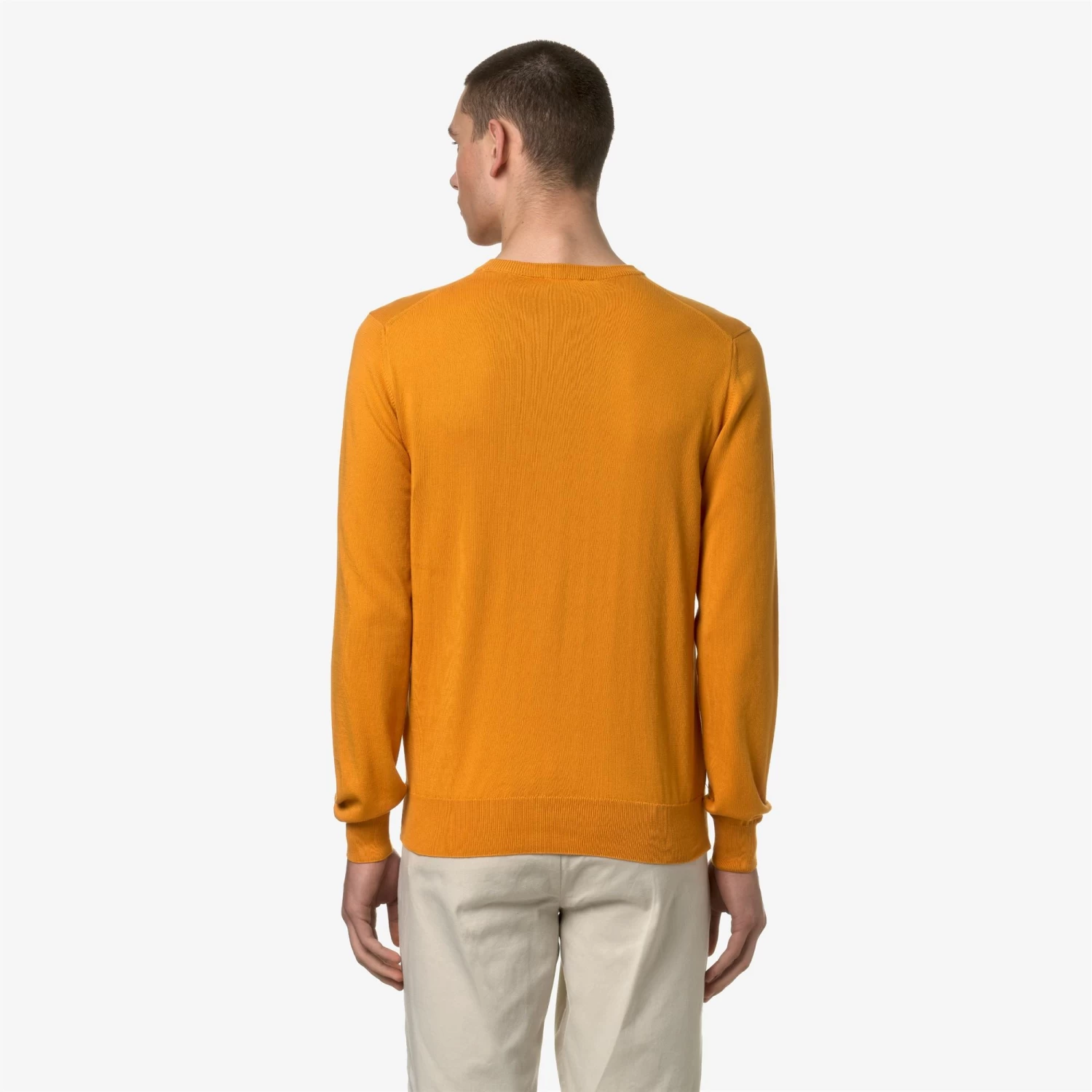 SEBASTIEN COTTON PS - KNITWEAR - PullOver - Man - ORANGE LT - immagine 5