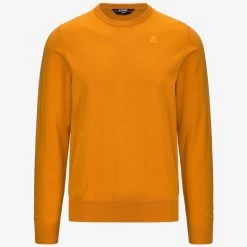 SEBASTIEN COTTON PS - KNITWEAR - PullOver - Man - ORANGE LT