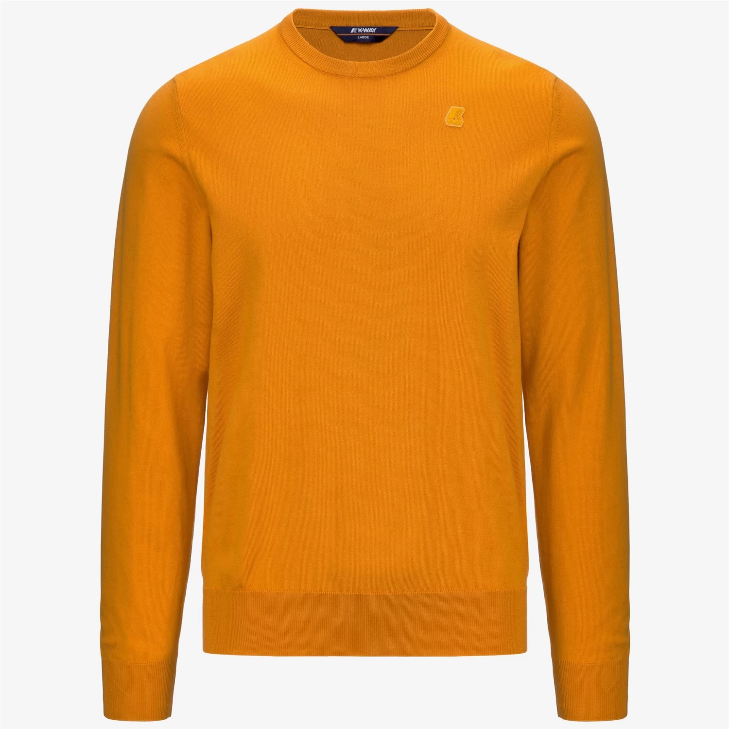 SEBASTIEN COTTON PS - KNITWEAR - PullOver - Man - ORANGE LT
