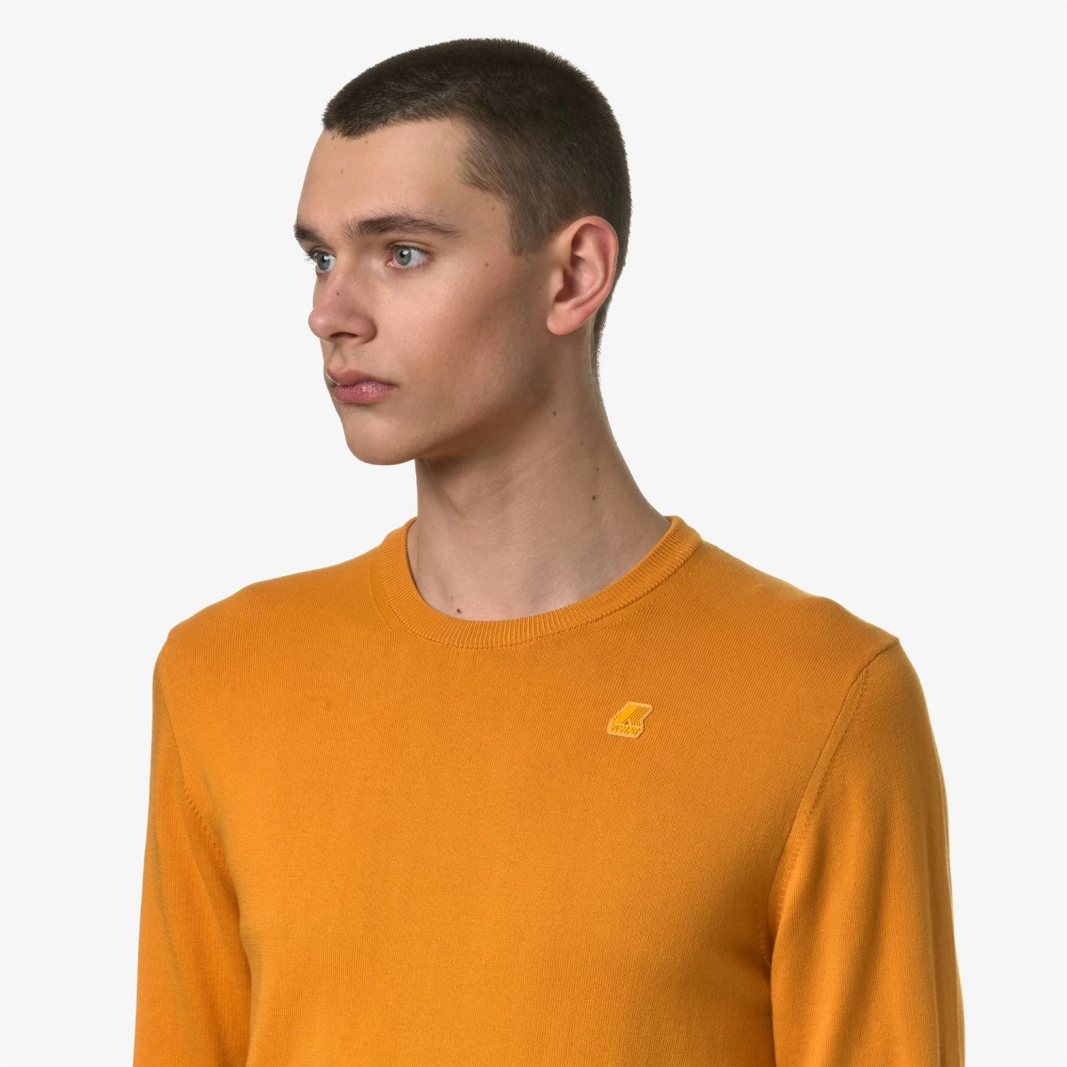 SEBASTIEN COTTON PS - KNITWEAR - PullOver - Man - ORANGE LT - immagine 2