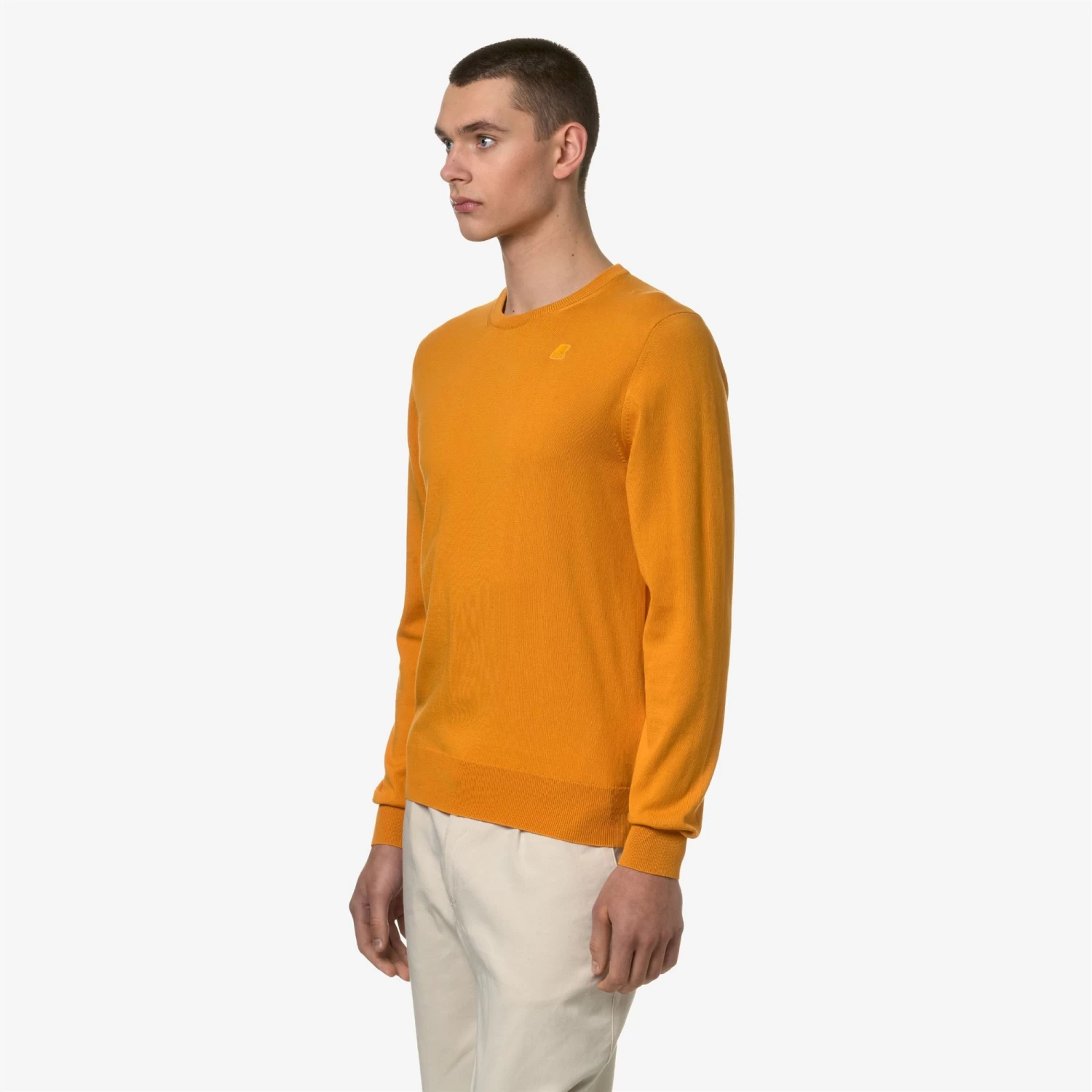 SEBASTIEN COTTON PS - KNITWEAR - PullOver - Man - ORANGE LT - immagine 4