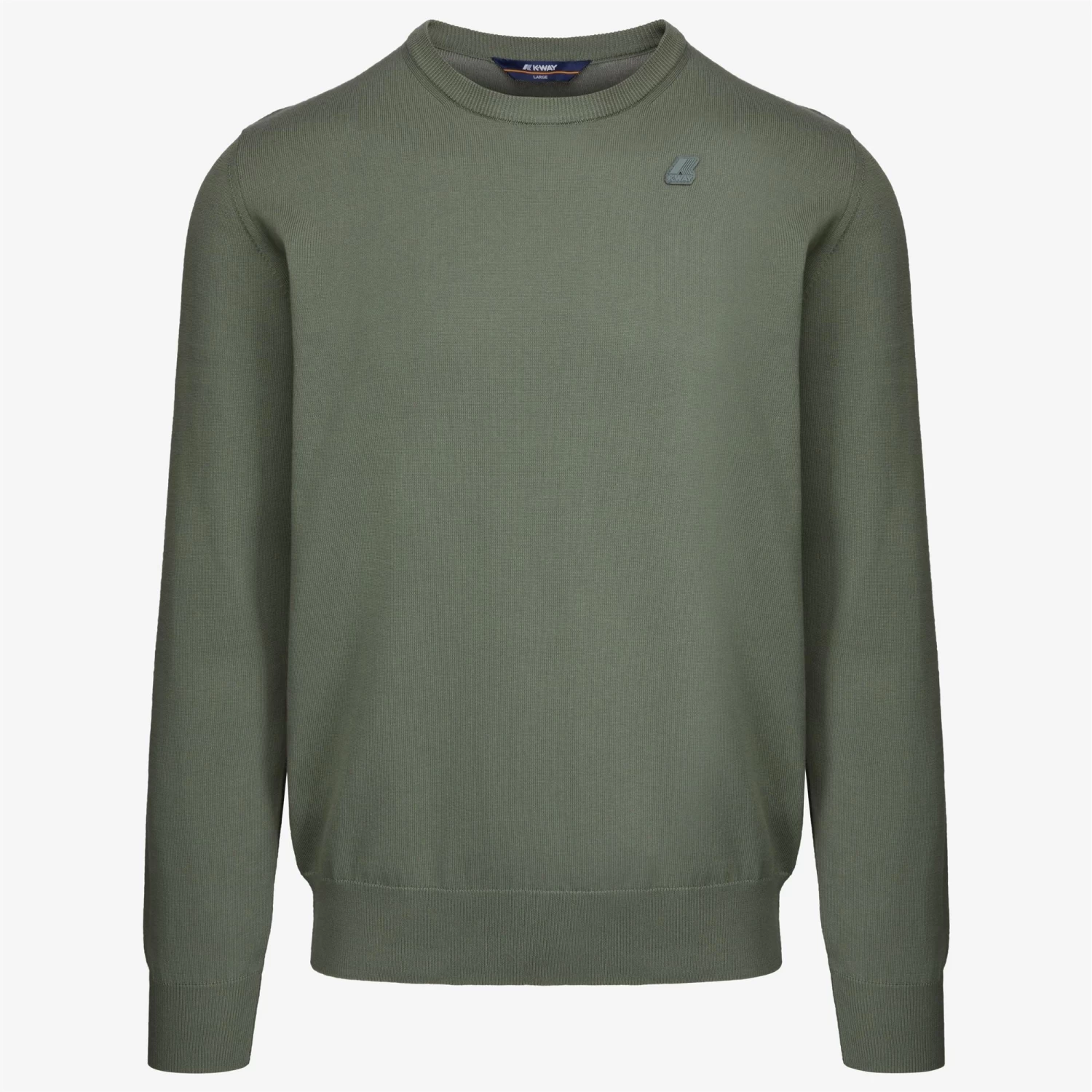SEBASTIEN COTTON PS - Knitwear - PullOver - Man - GREEN LAUREL