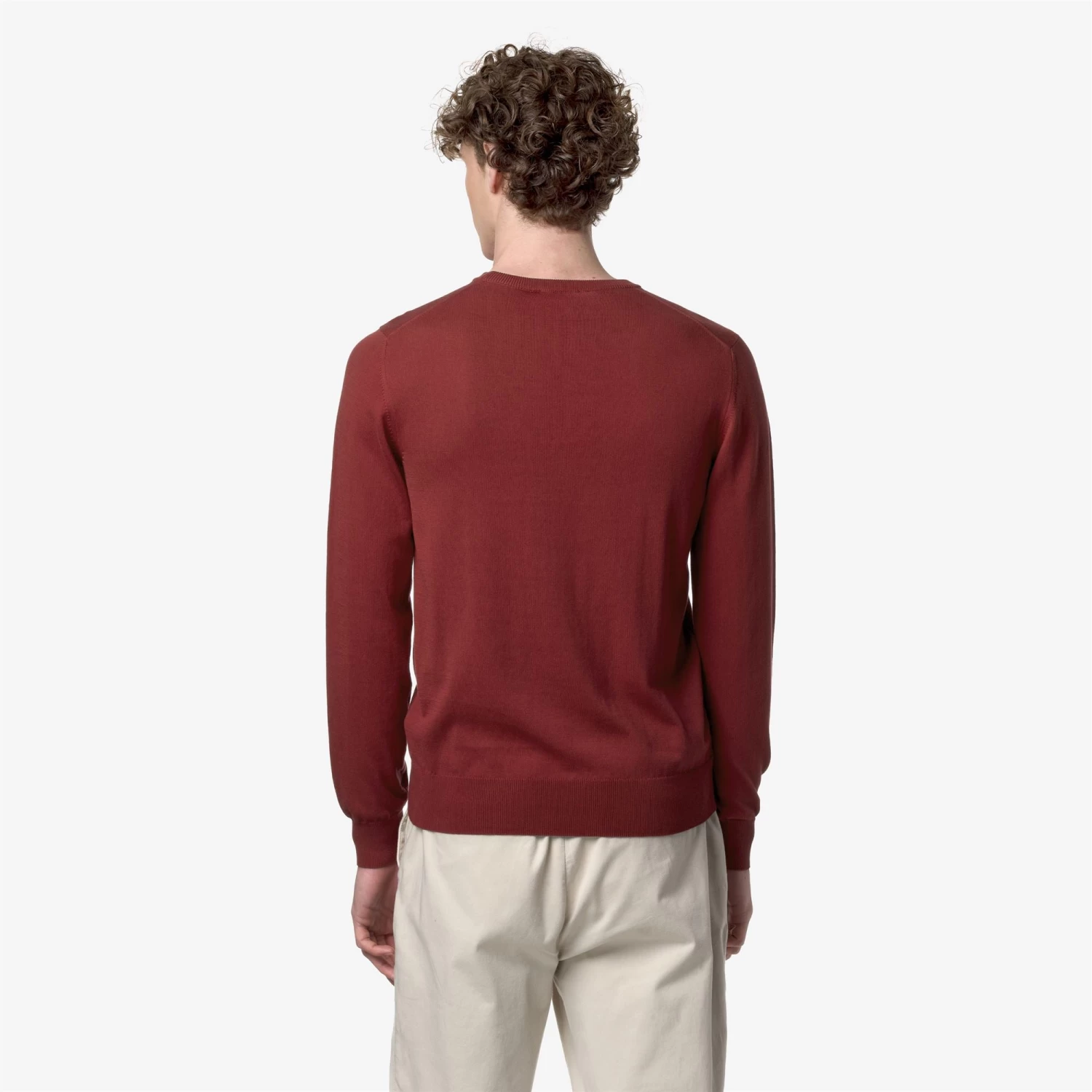 SEBASTIEN COTTON PS - KNITWEAR - PullOver - Man - BROWN FIERY - immagine 5