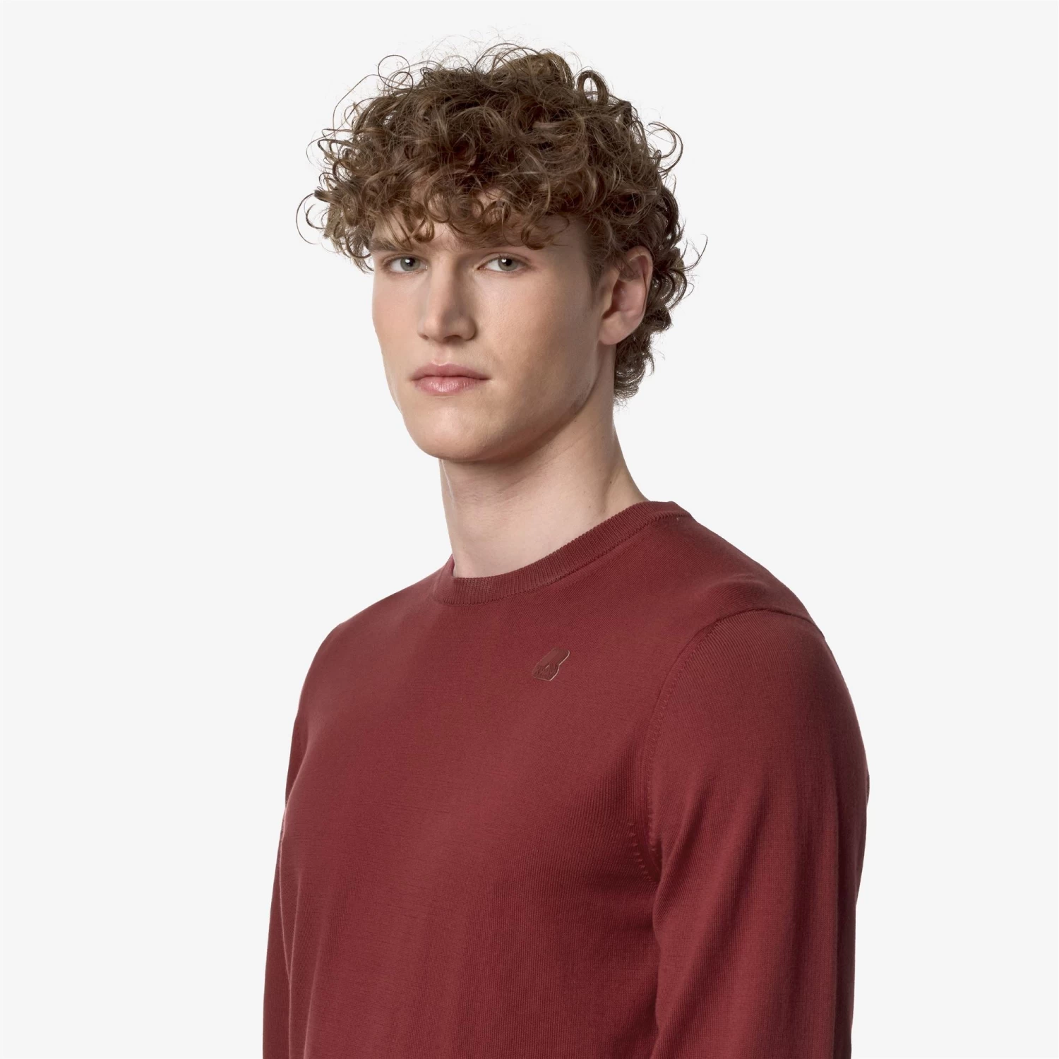 SEBASTIEN COTTON PS - KNITWEAR - PullOver - Man - BROWN FIERY - immagine 2