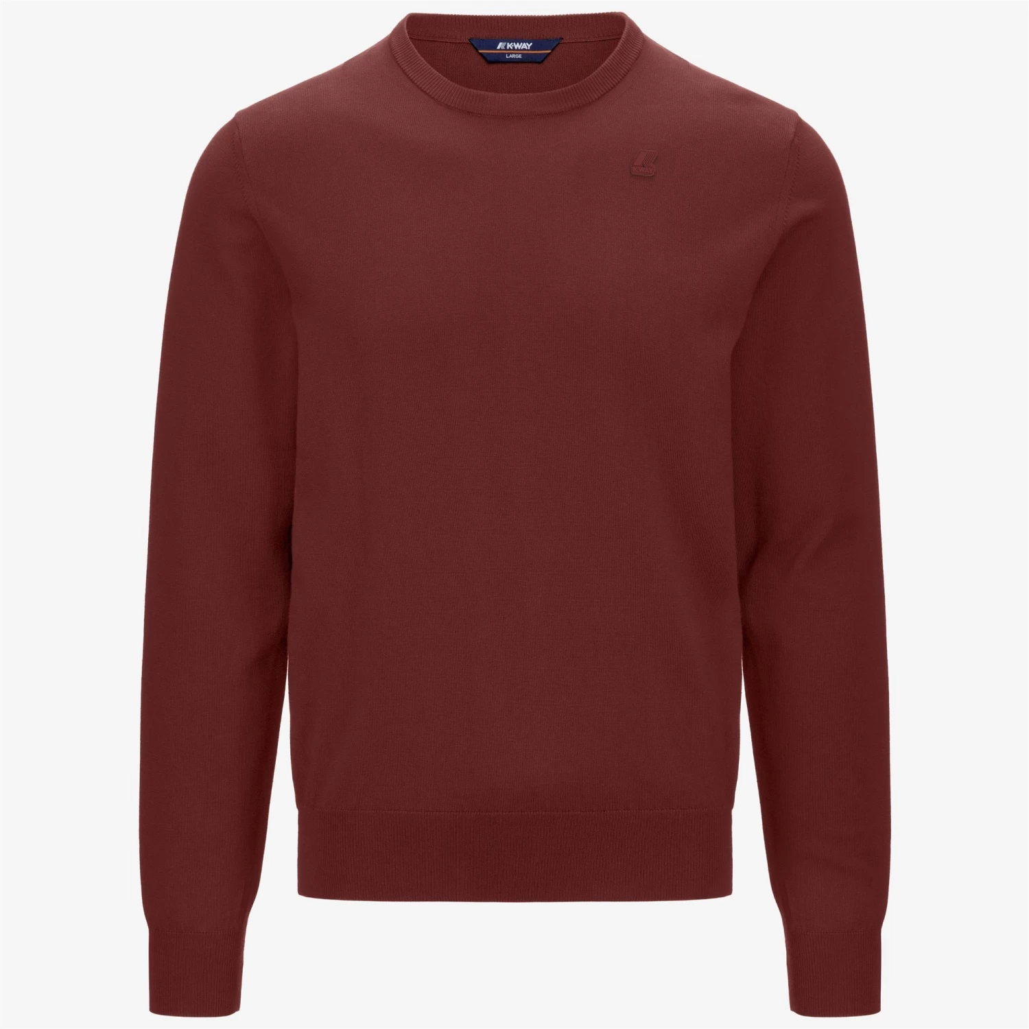 SEBASTIEN COTTON PS - KNITWEAR - PullOver - Man - BROWN FIERY