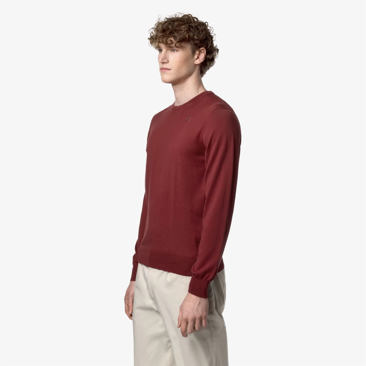 SEBASTIEN COTTON PS - KNITWEAR - PullOver - Man - BROWN FIERY - immagine 4