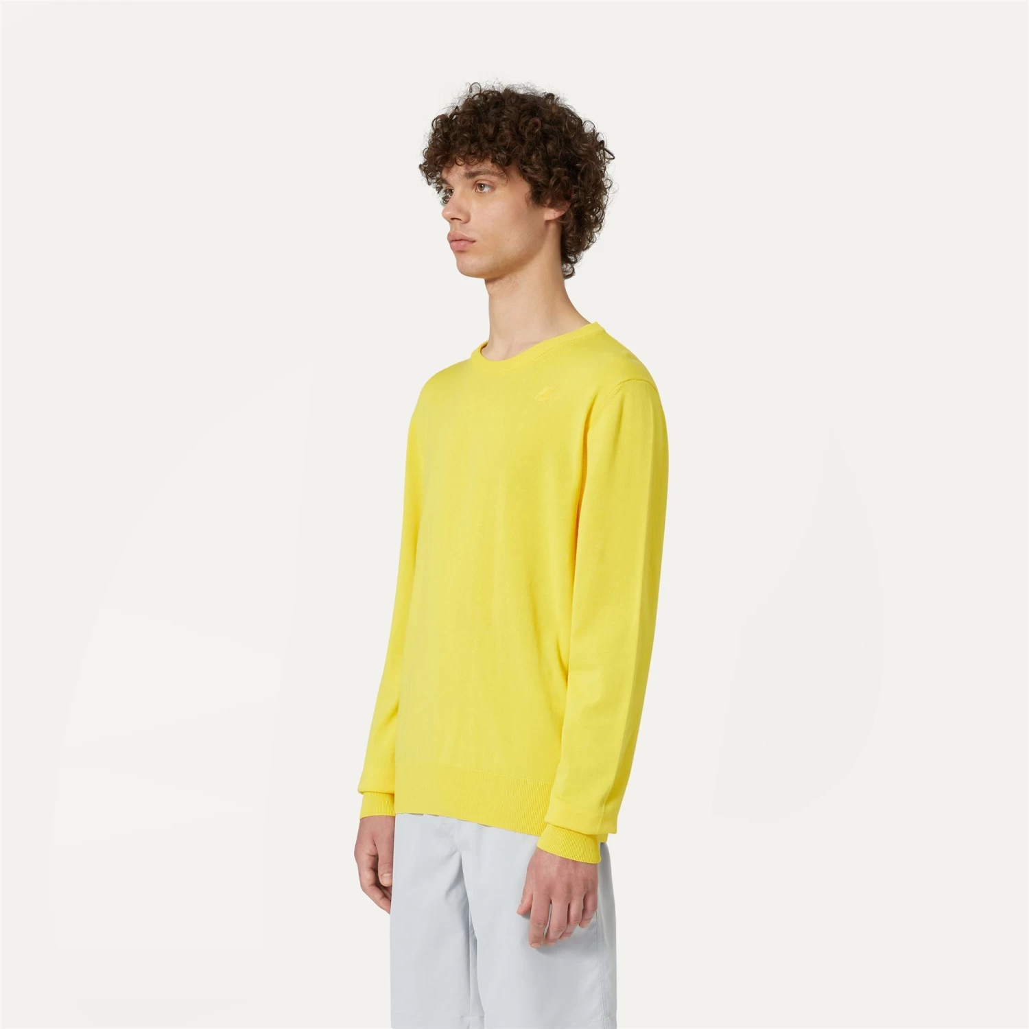 SEBASTIEN COTTON PS - Knitwear - PullOver - Man - YELLOW SUNSTRUCK - immagine 4