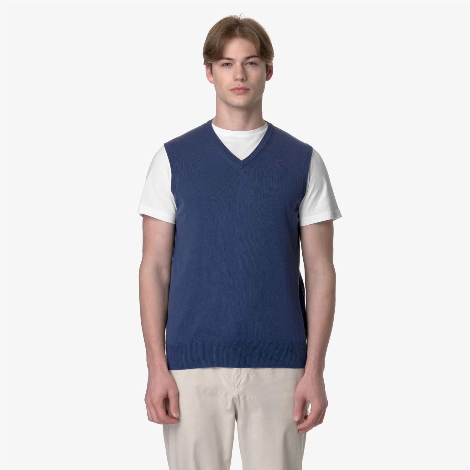 JEAN COTTON PS - KNITWEAR - Vest - Man - BLUE INDIGO - immagine 3