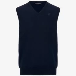 JEAN COTTON PS - Knitwear - Vest - Man - BLUE DEPTH