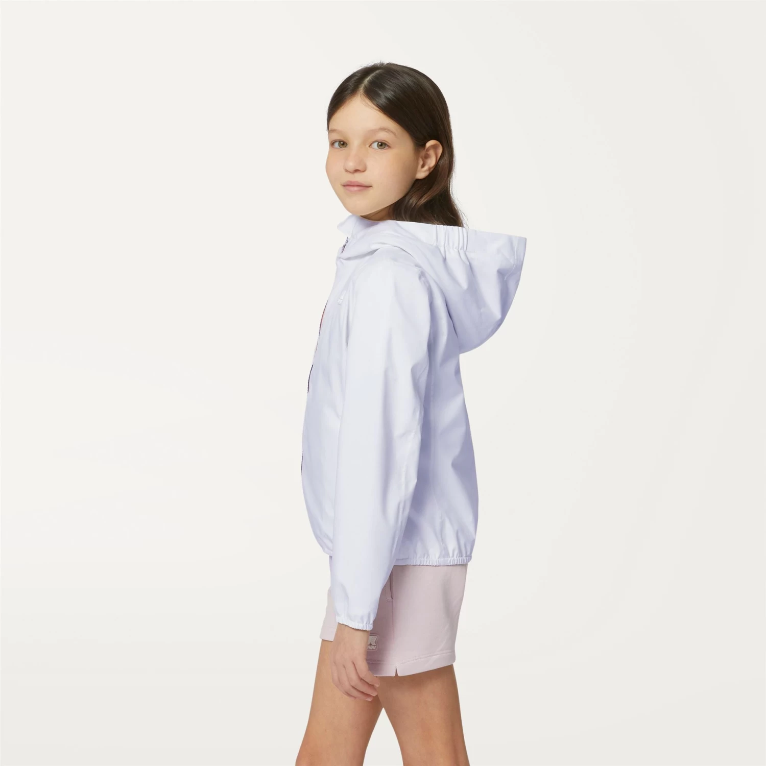 P. LILY STRETCH POLY JERSEY - Jackets - Short - Girl - WHITE - immagine 4