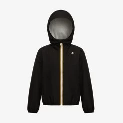 P. LILY STRETCH POLY JERSEY - Jackets - Short - Girl - BLACK PURE