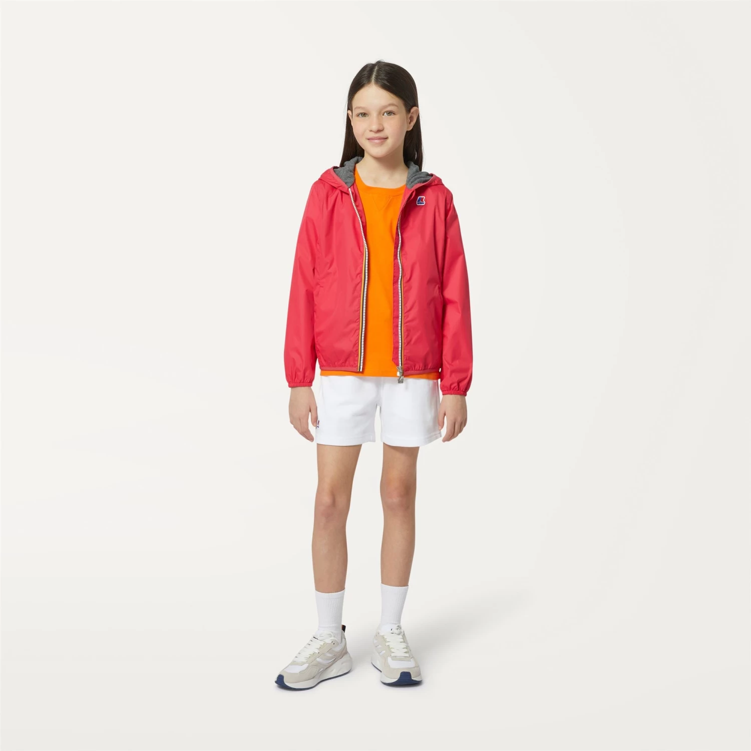 P. LILY STRETCH POLY JERSEY - Jackets - Short - Girl - RED BERRY - immagine 4