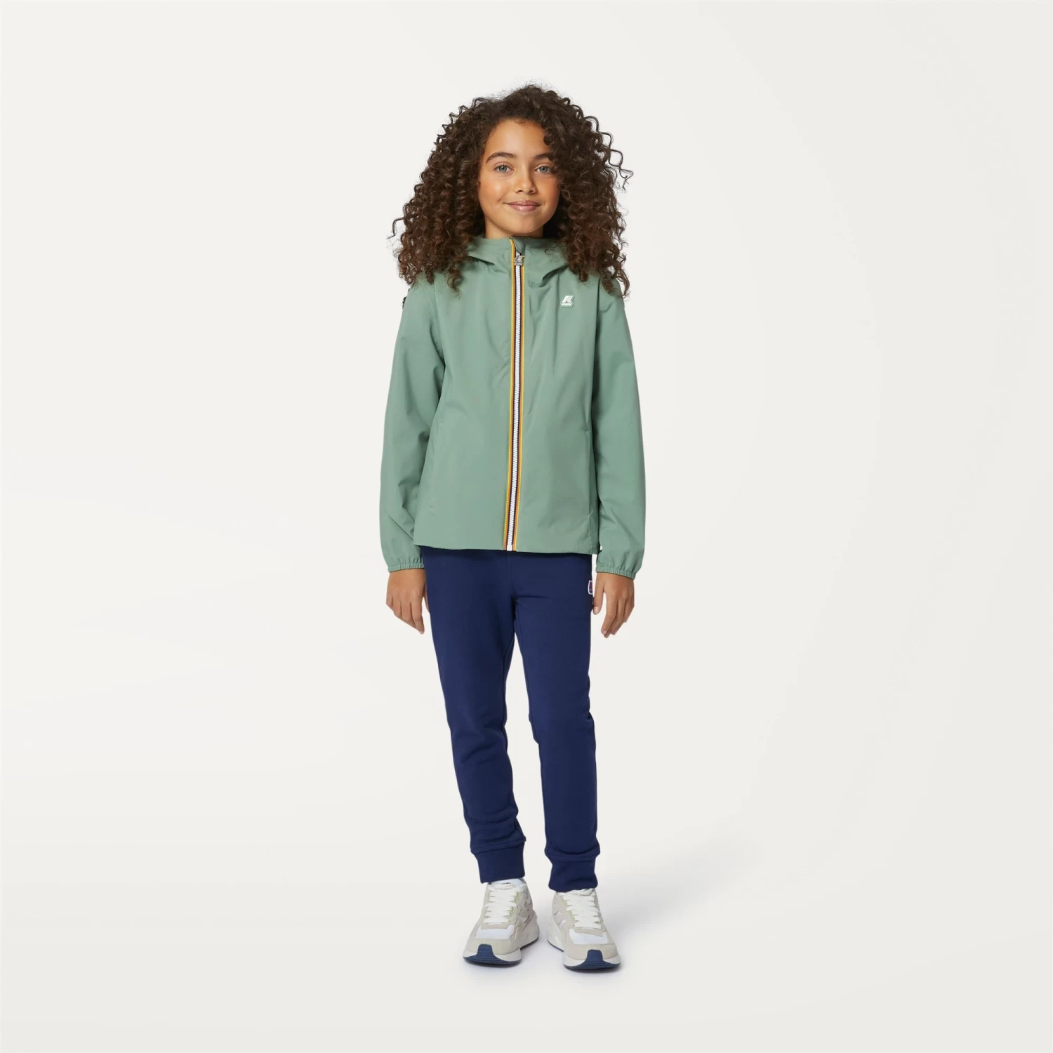 P. MARGUERITE STRETCH POLY JERSEY - Jackets - Mid - Girl - GREEN FJORD - immagine 3