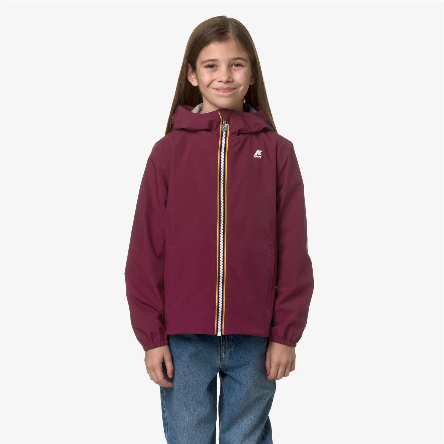 P. MARGUERITE STRETCH POLY JERSEY - Jackets - Mid - Girl - RED DK - immagine 3