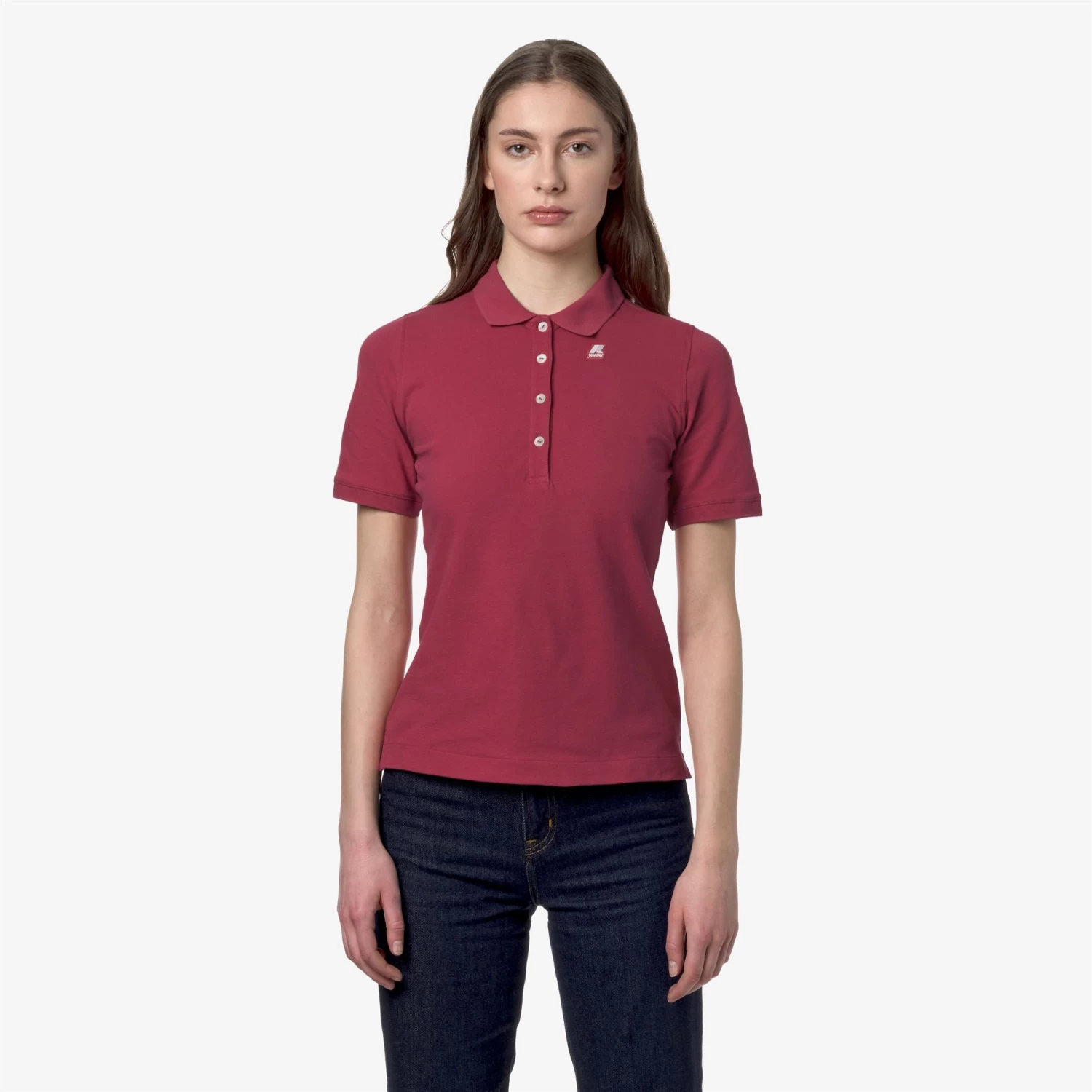 ALI - Polo Shirts - Polo - Woman - DK PINK - immagine 3