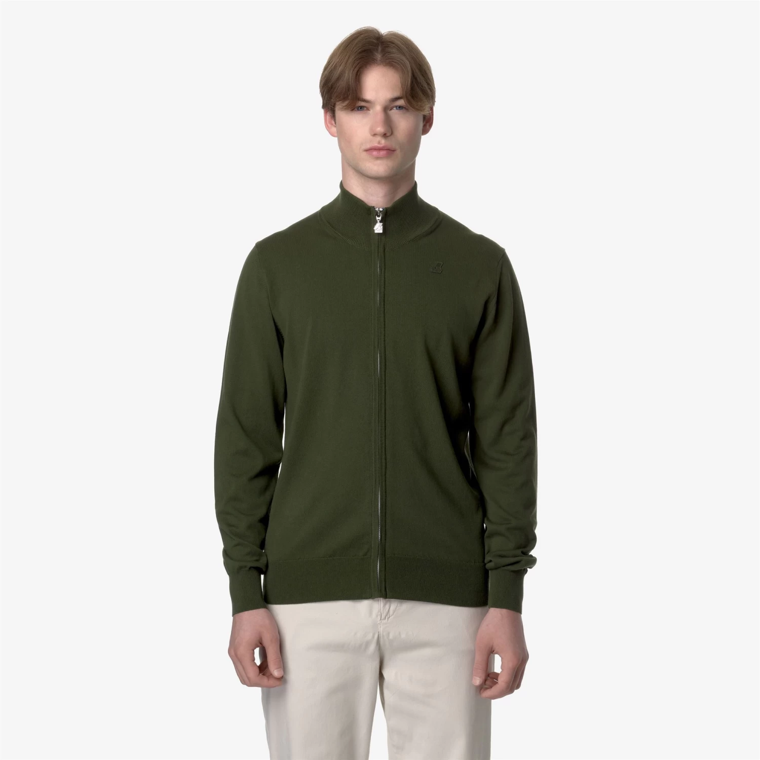 FINNY COTTON PS - KNITWEAR - PullOver - Man - GREEN AFRICA - immagine 3