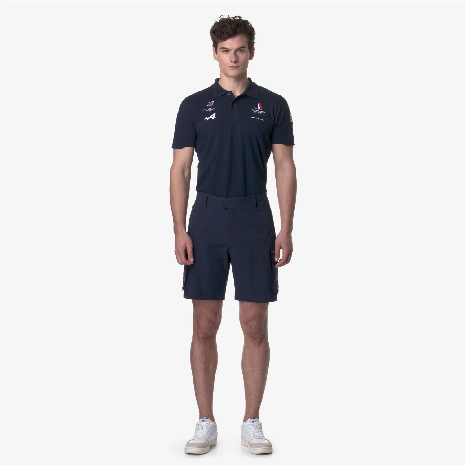 GREGES ORIENT EXPRESS TEAM AC - Shorts - Cargo - Unisex - BLUE DRESS - immagine 3