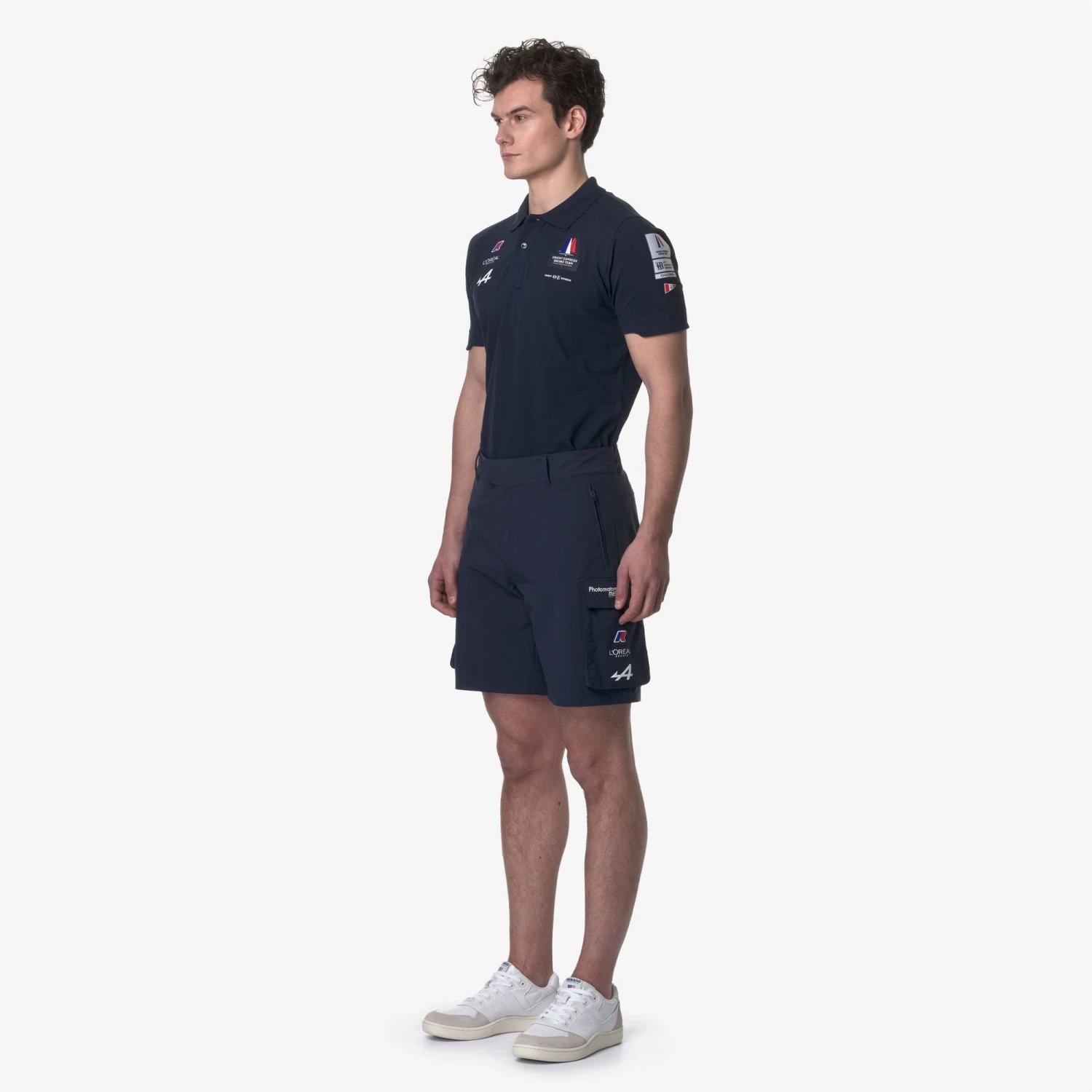 GREGES ORIENT EXPRESS TEAM AC - Shorts - Cargo - Unisex - BLUE DRESS - immagine 4