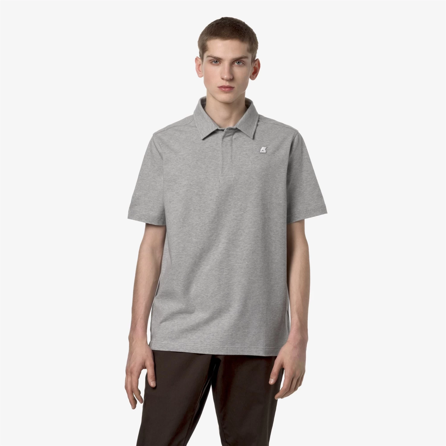 VINCELLE - Polo Shirts - Polo - Man - GREY MEL - immagine 3