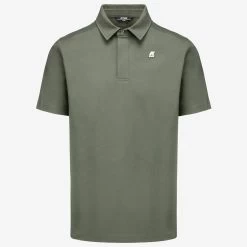 VINCELLE - Polo Shirts - Polo - Man - GREEN BLACKISH