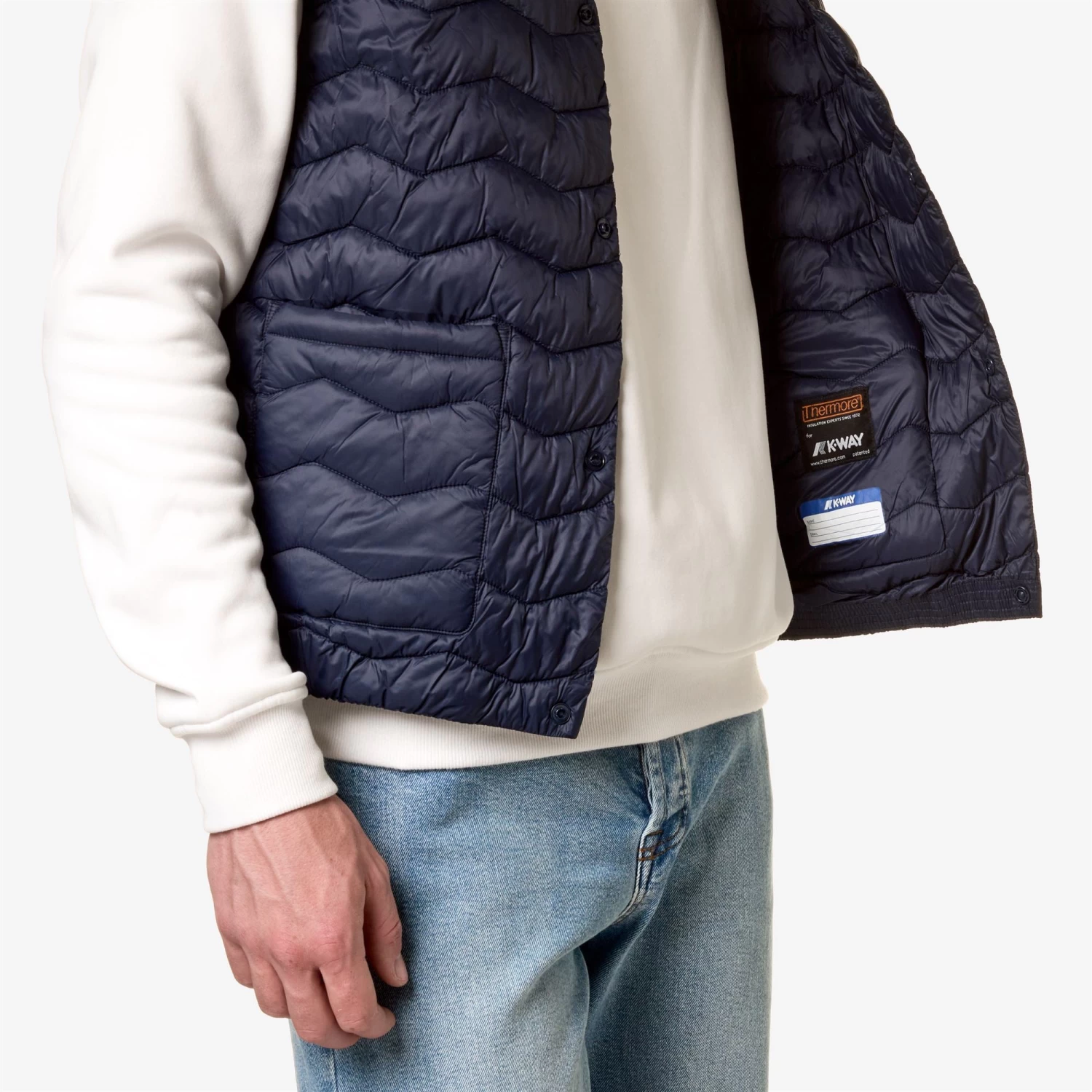VALTY QUILTED WARM - Jackets - Vest - Man - BLUE DEPTH - immagine 2