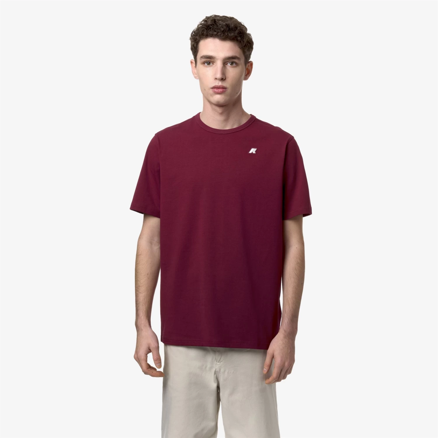 ADAME STRETCH JERSEY - T-ShirtsTop - T-Shirt - Man - RED DK - immagine 4