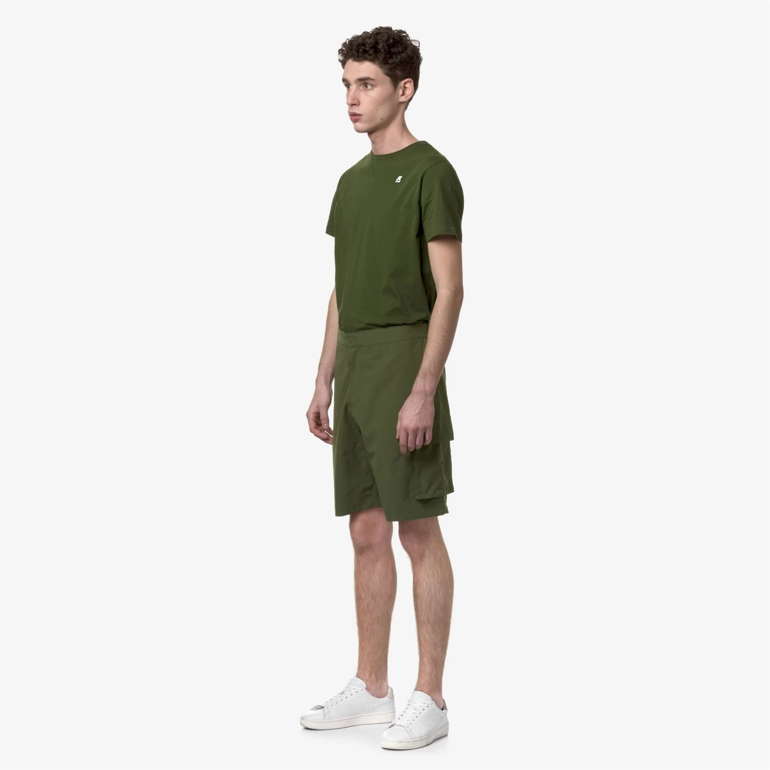 BASTYEL - Shorts - Cargo - Man - GREEN CYPRESS - immagine 5