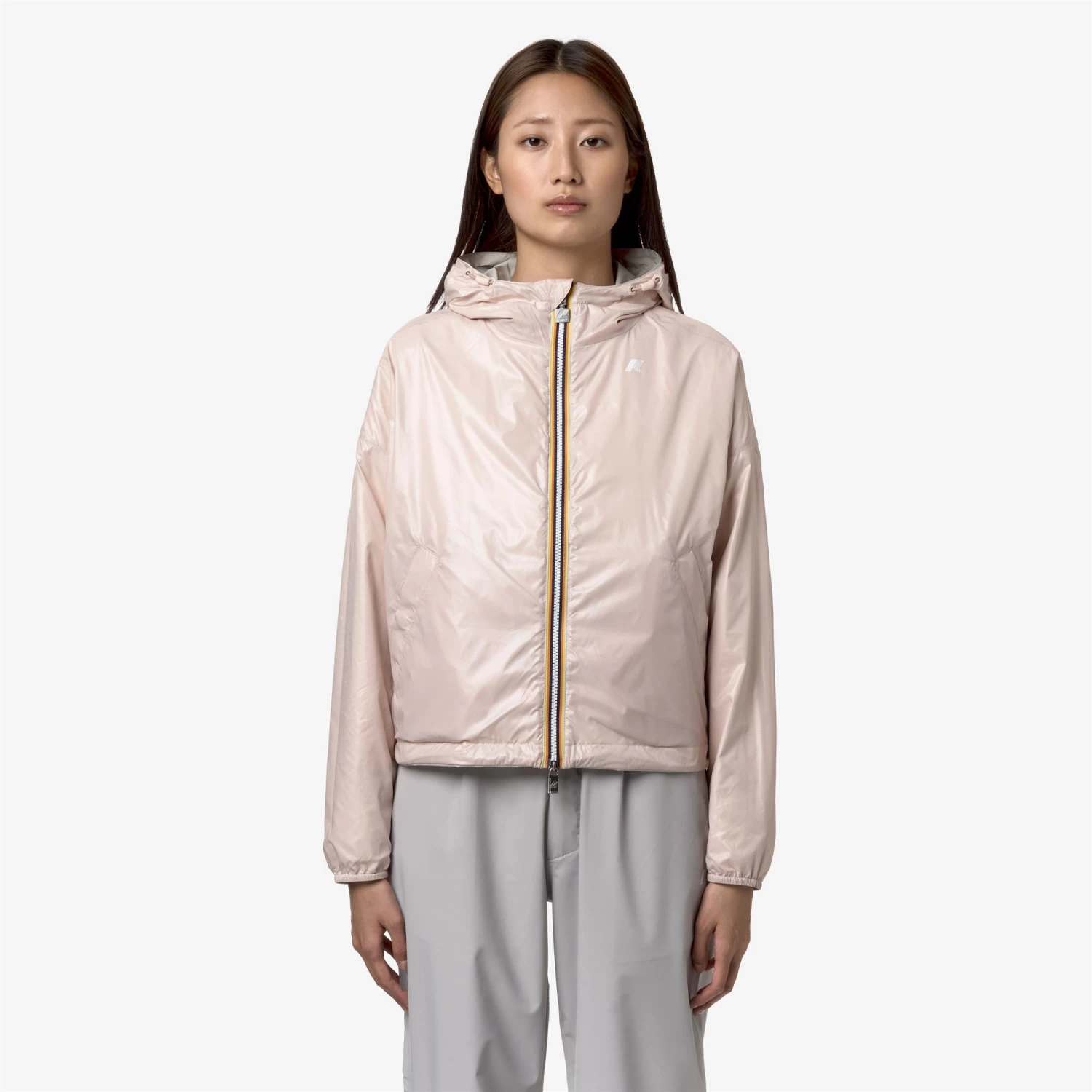 LAURETTE PLUS.2 REVERSIBLE - Jackets - Short - Woman - BEIGE LT-PINK - immagine 3