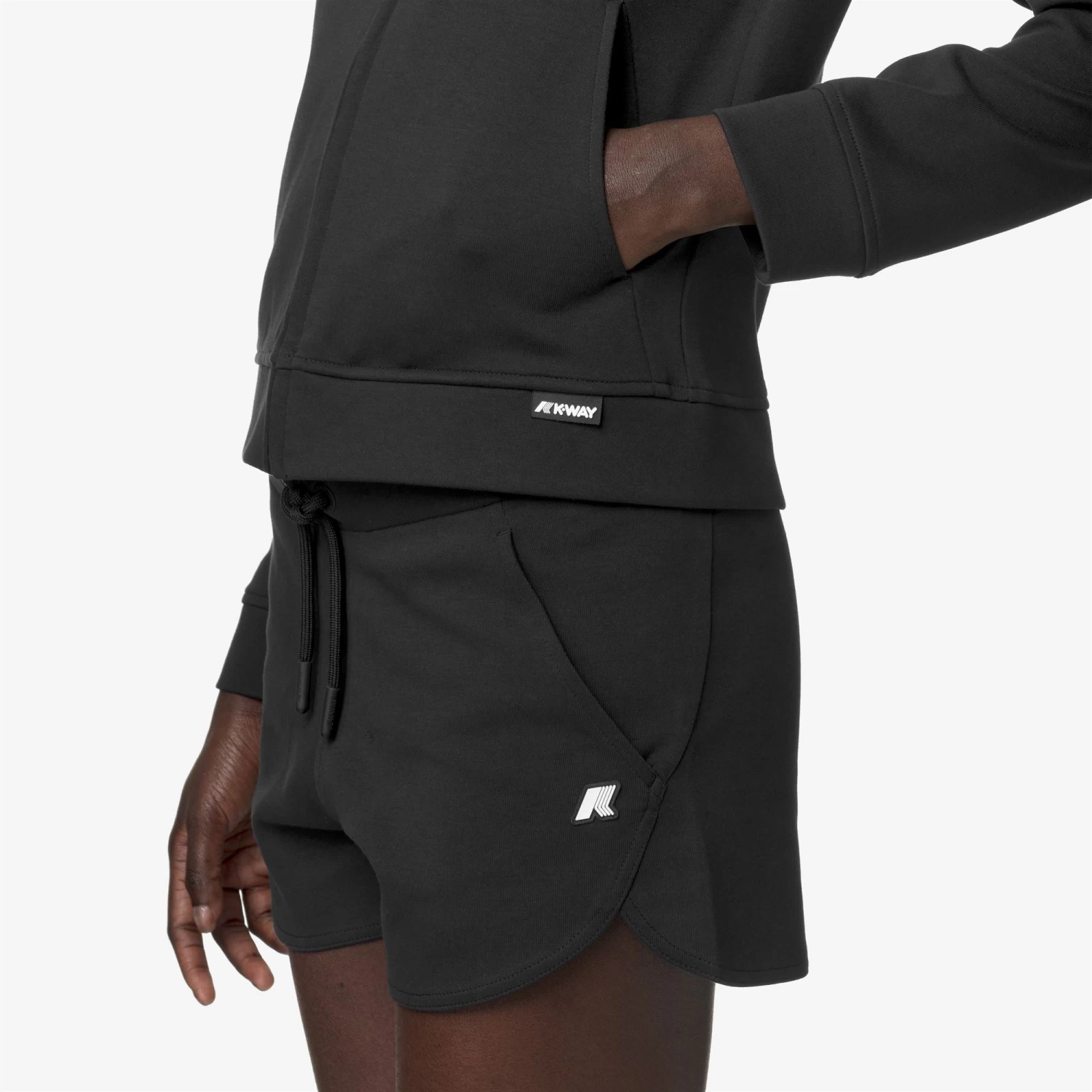 CYRIELLE INTERLOCK - Fleece - Jacket - Woman - BLACK PURE - immagine 2