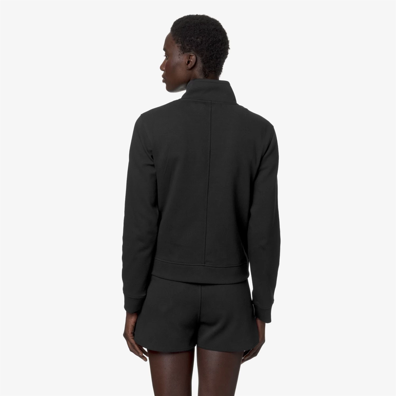 CYRIELLE INTERLOCK - Fleece - Jacket - Woman - BLACK PURE - immagine 5